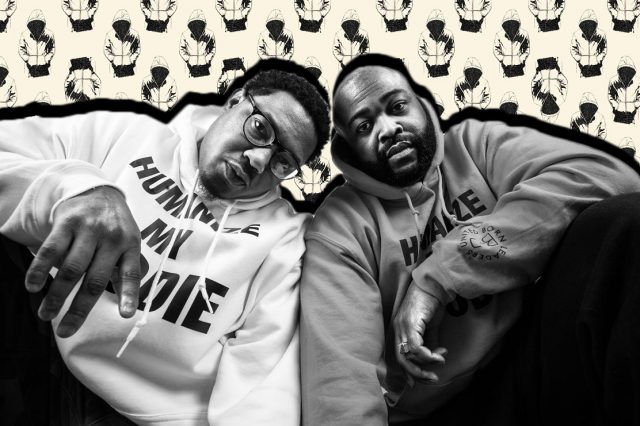 Humanize My Hoodie brand co-founders Jason Sole and Andre Wright aim to destigmatize clothing trends that are associated with Black and brown individuals while also humanizing the person “underneath the hoodie.”